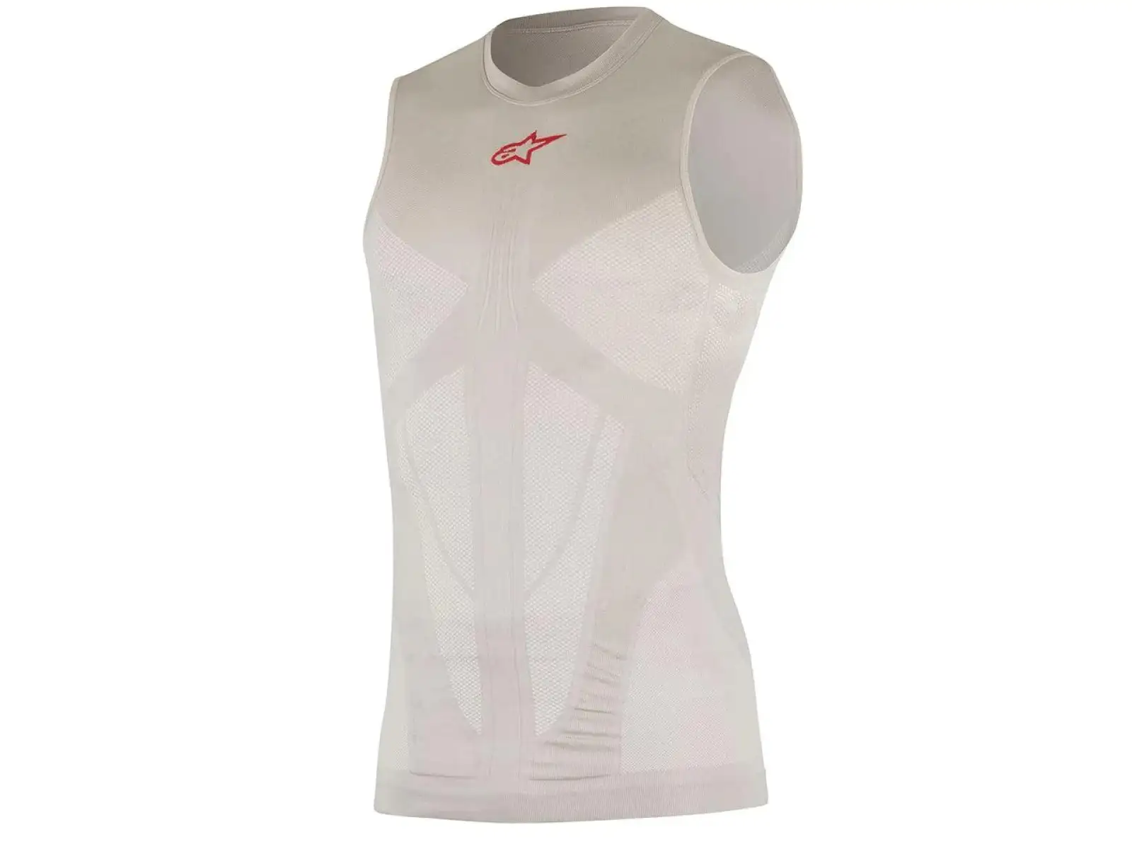 Alpinestars Tech Tank Letné tričko bez rukávov Silver/Red