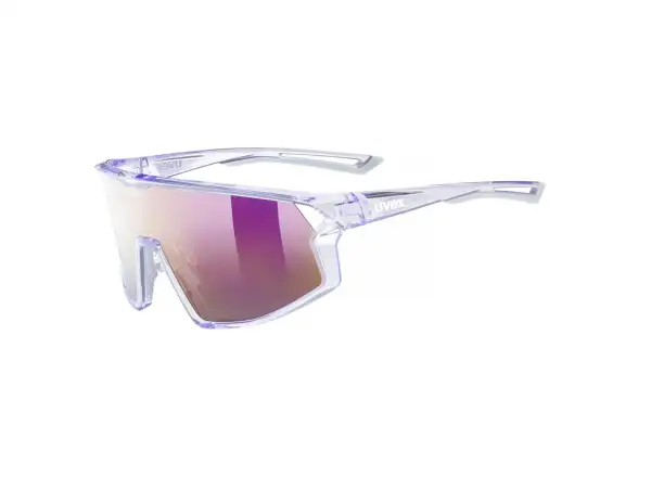 Uvex Skyryse slnečné okuliare Clear Purple/Mirror Lavender