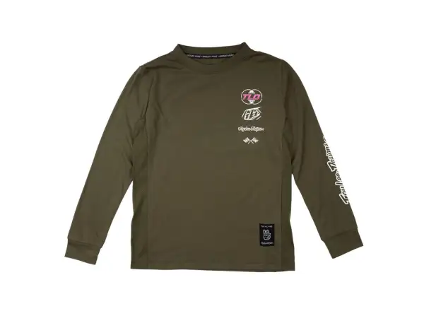 Troy Lee Designs Skyline Ride Tee detský dres dlhý rukáv Worldwide Caper