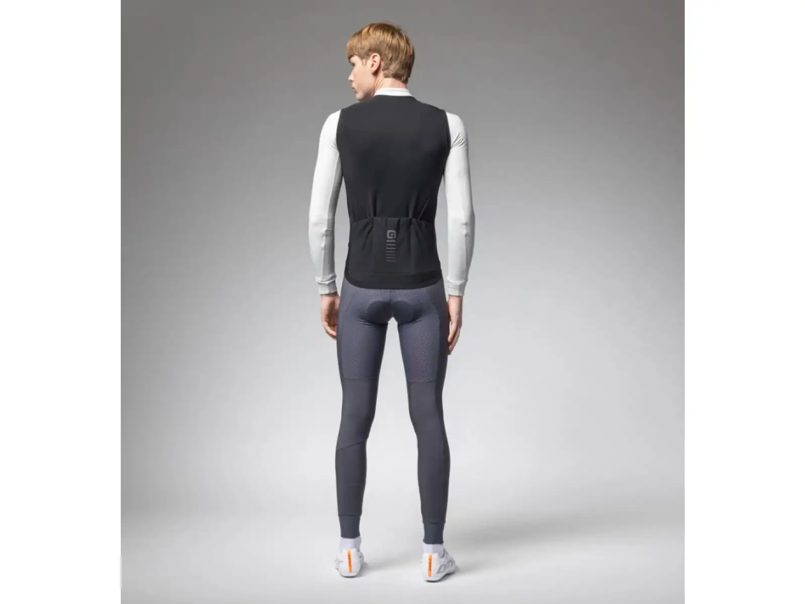 Alé PR-E Thermo 2.0 pánska cyklistická vesta Black