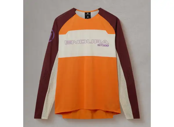 Endura Mt500 Burner Lite L/S pánsky dres dlhý rukáv Endura orange