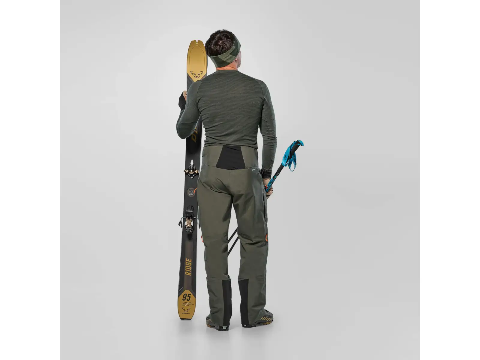 Salewa Sella 3L Powertex pánske nohavice Dark Olive