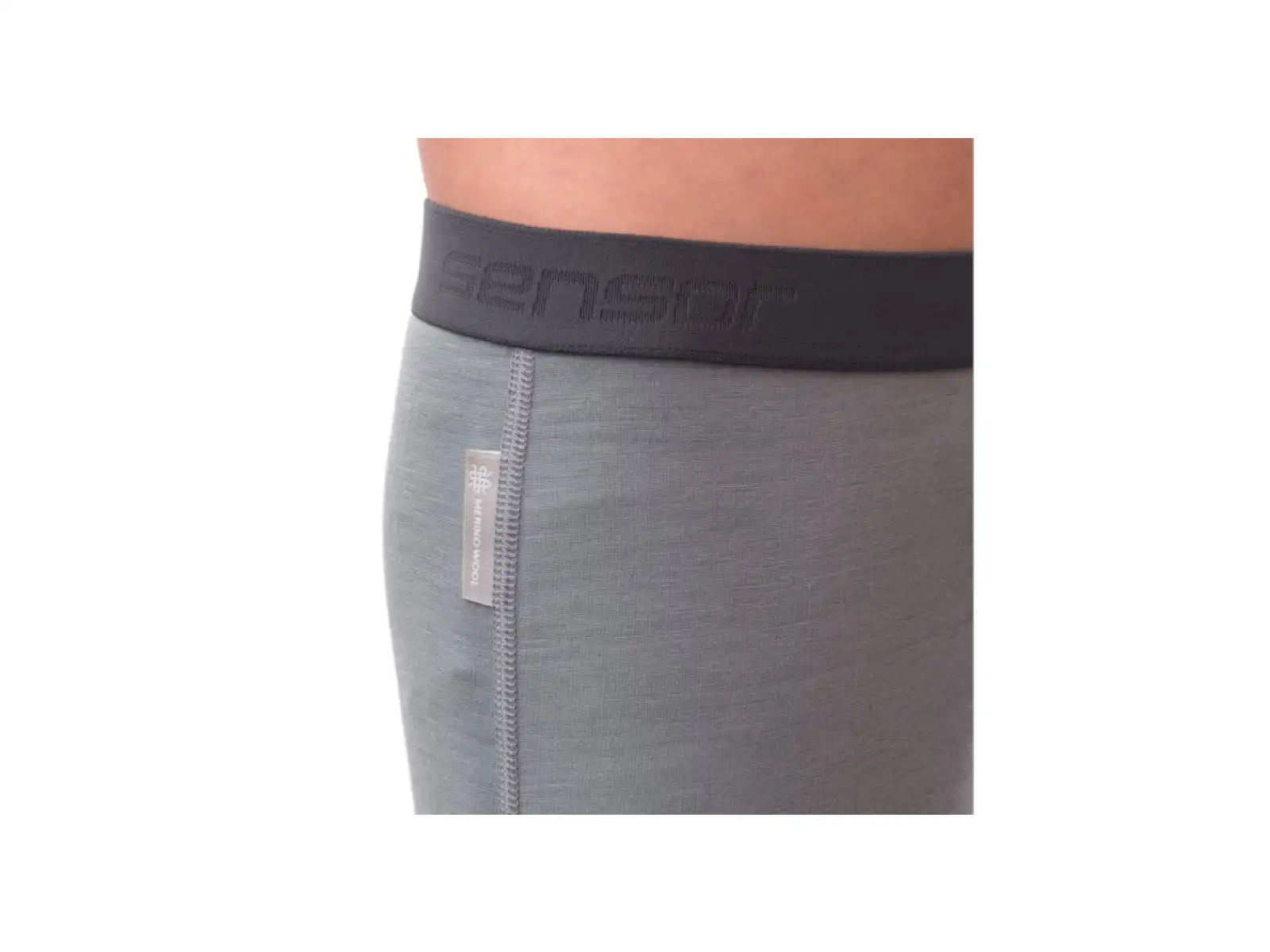 Sensor Merino Active set juniorské tričko dlhý rukáv + nohavice šedá