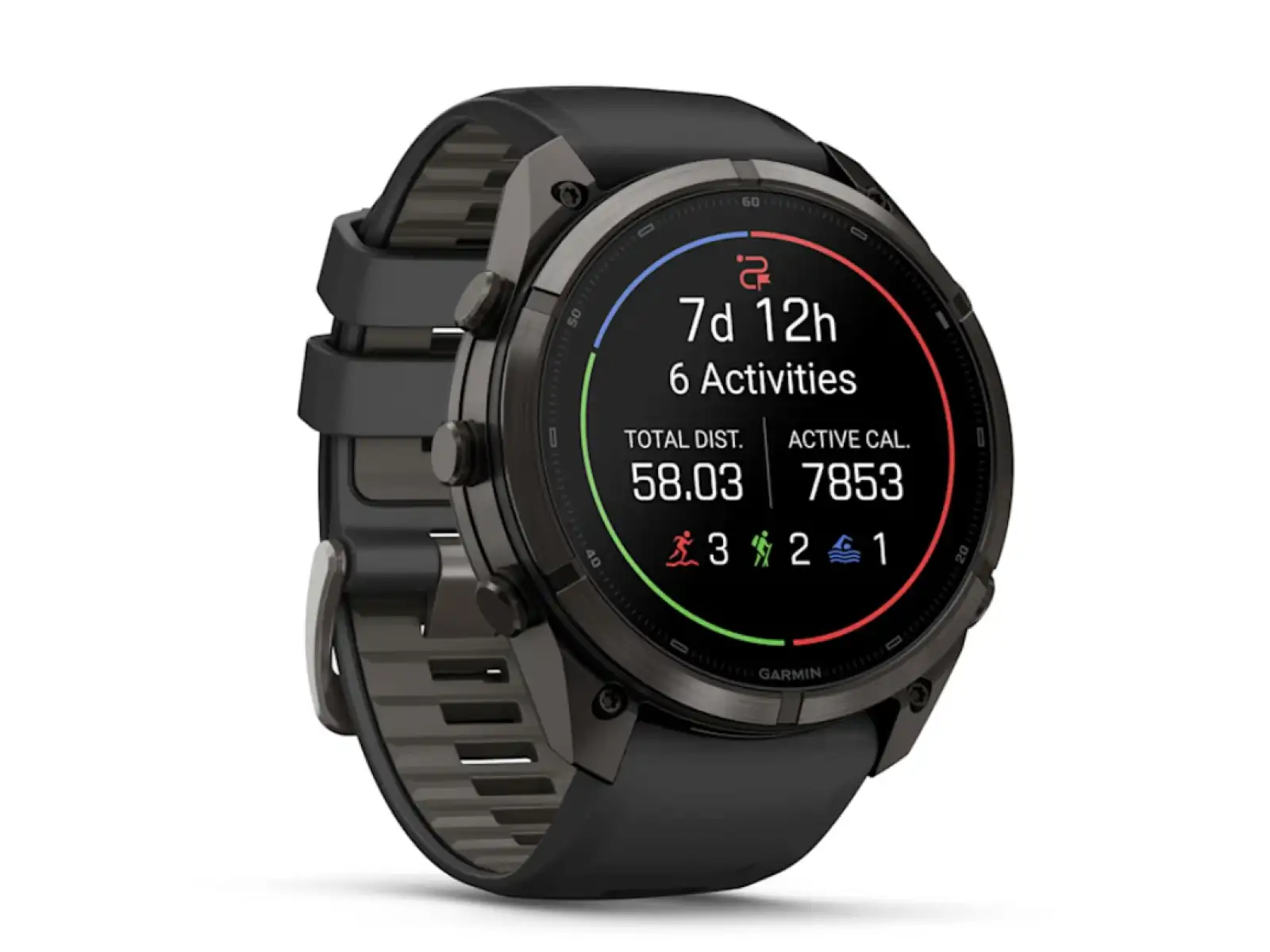 Garmin Fénix 9 Pro inReach 51 mm inteligentné hodinky Carbon gray DLC Titanium Black/Pebble gray
