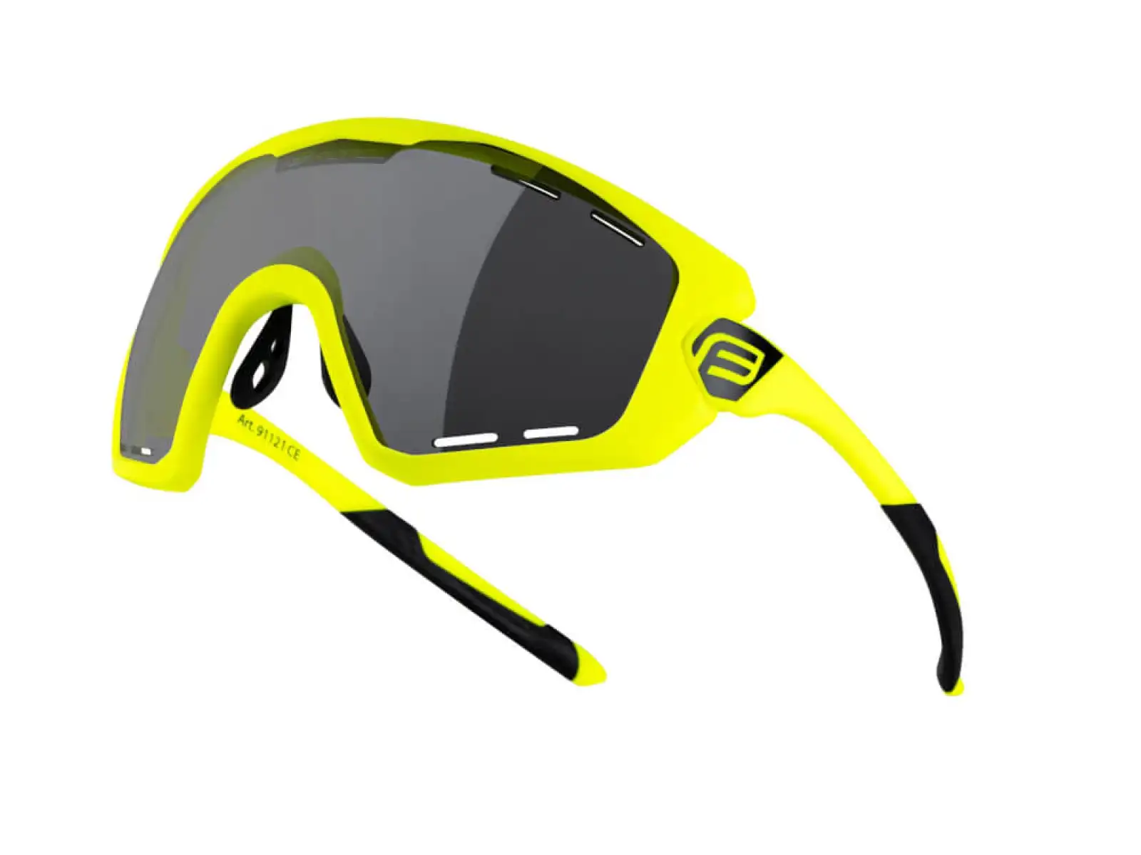 Force Ombro Plus cyklistické okuliare fluo/čierne laser sklá