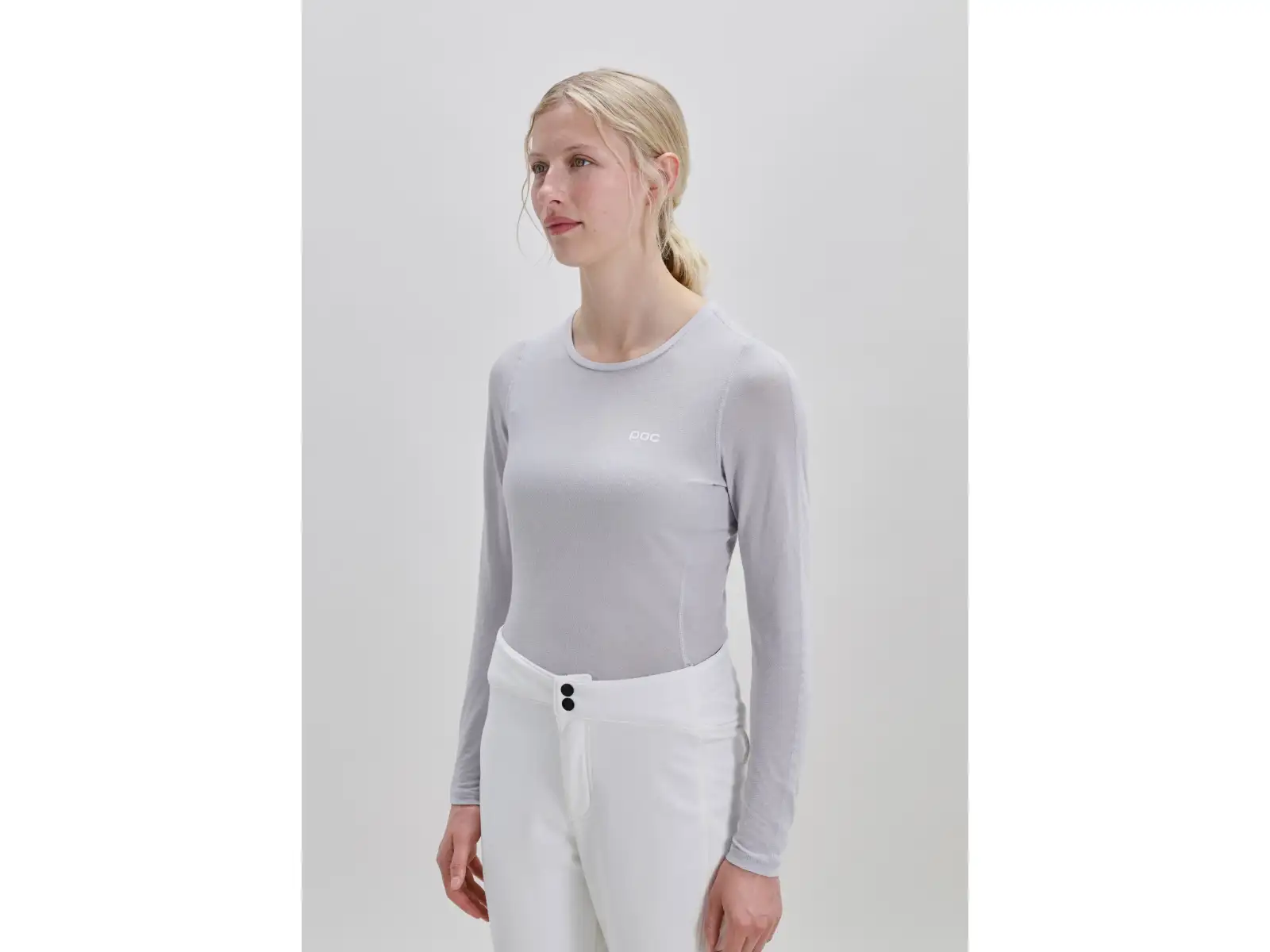 POC Layer Mid dámske spodné tričko dlhý rukáv Granite Grey
