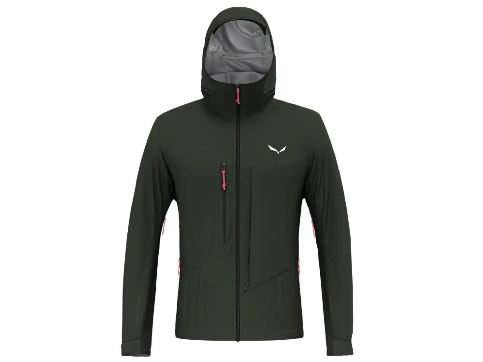 Salewa Sella 3L Powertex pánska bunda Tmavá Olivová