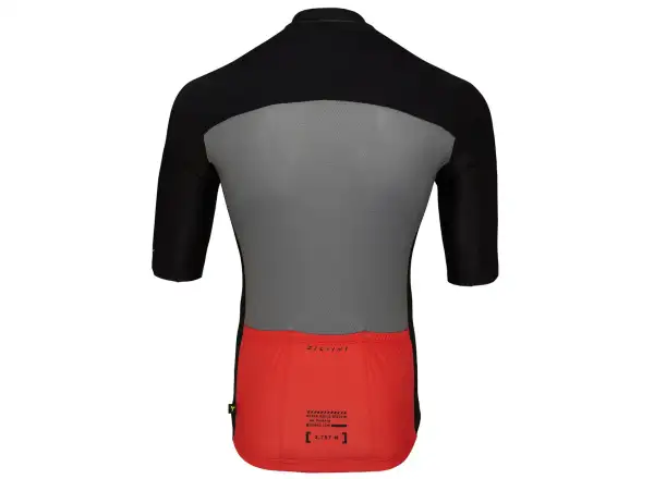 Silvini Stelvio pánsky dres krátky rukáv Black/Ruby