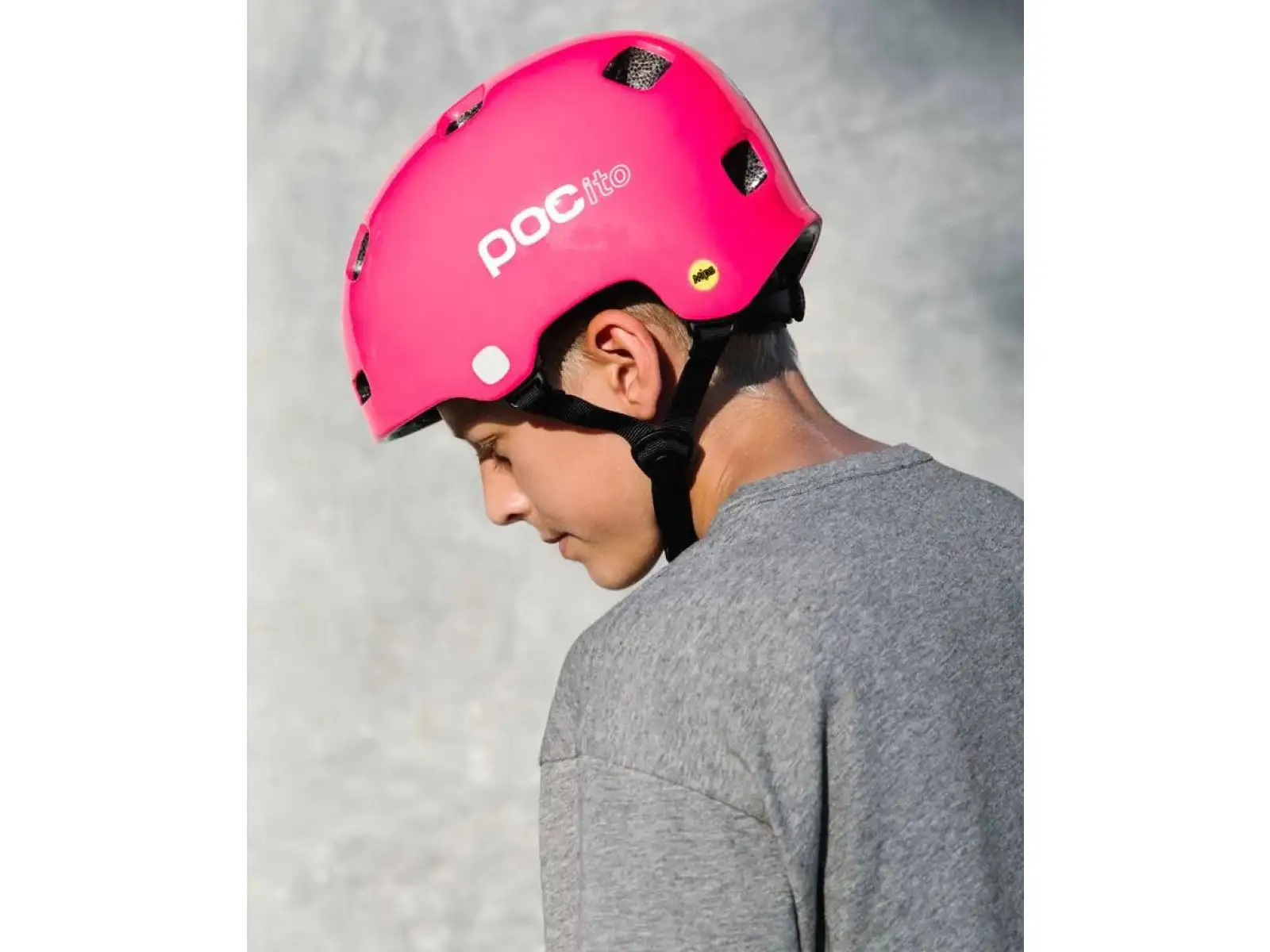 POC POCito Crane MIPS detská prilba Fluorescent Pink