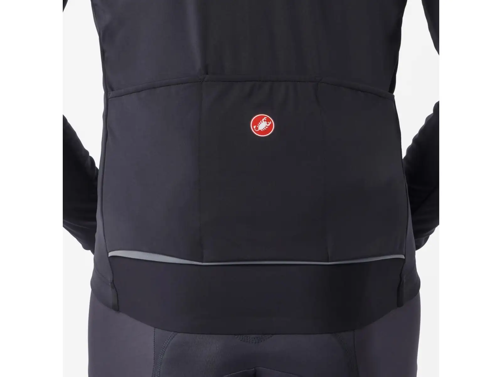 Castelli Alpha 150 Jacket pánska bunda Light Black/Black