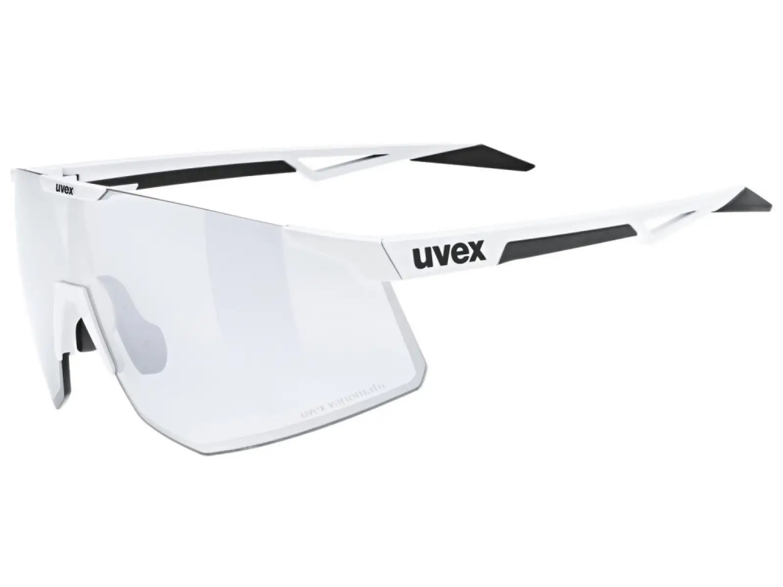 Uvex Pace Perform Variomatic okuliare White Matt/LTM. Silver