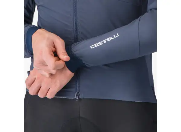 Castelli Fly Unltd Jacket pánska bunda Dark Steel Blue