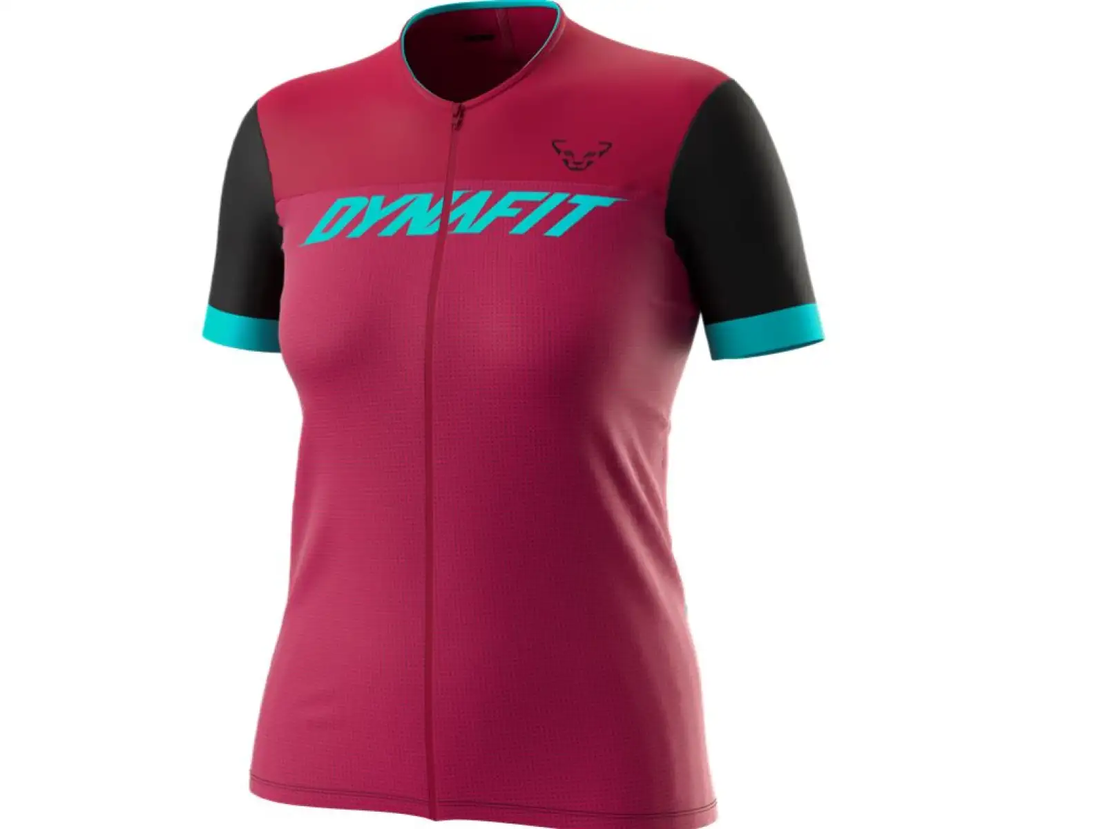 Dámsky dres s krátkym rukávom Dynafit Ride Light Full Zip Beet red