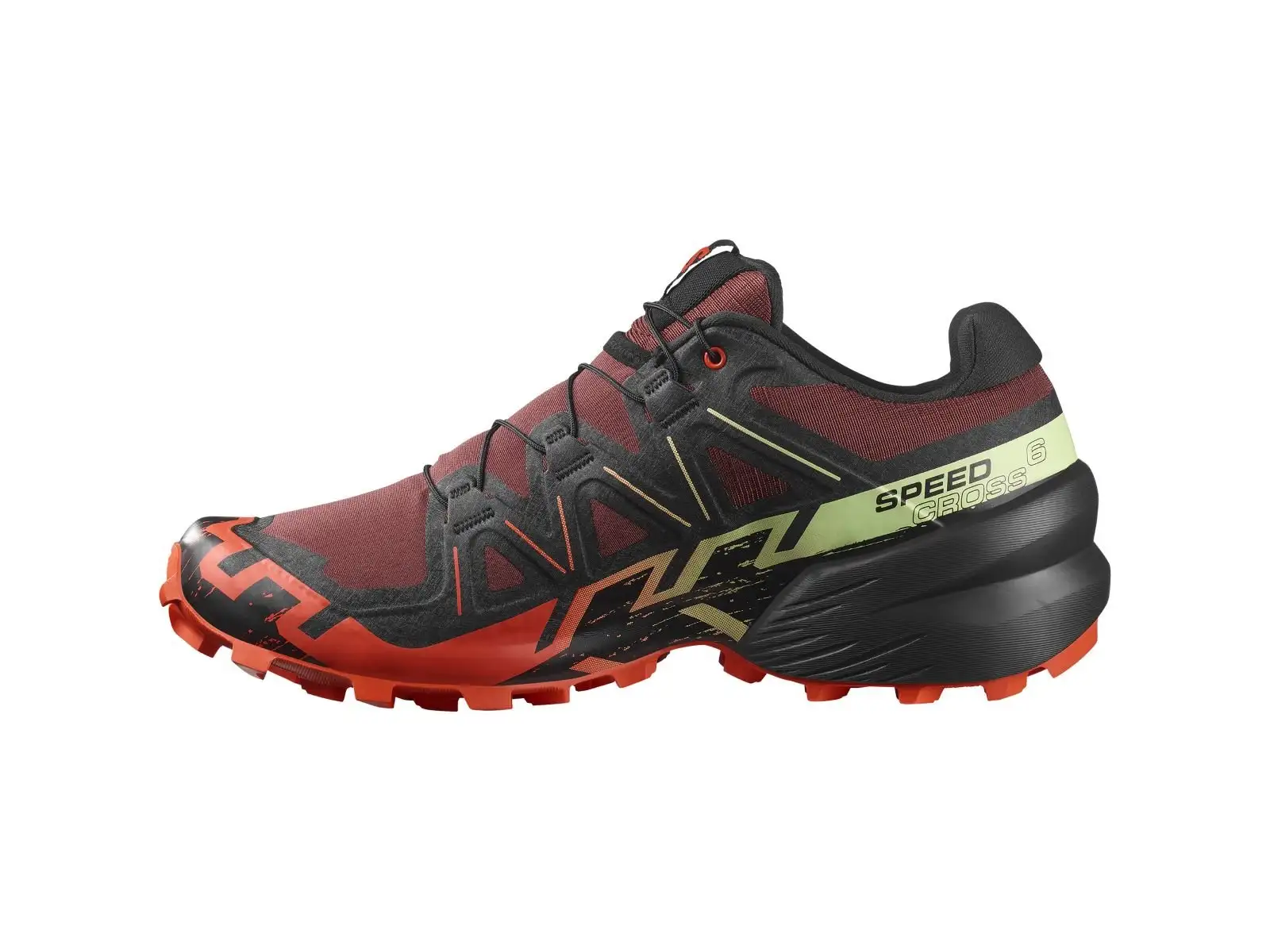Salomon Speedcross 6 pánska bežecká obuv Rum Raisin/Cherry Tomato/Cognac