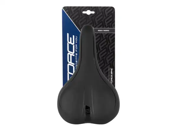 Force Comfort Gel pánske turistické sedlo čierna