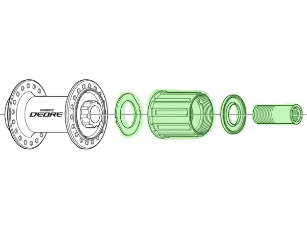 Shimano orech pre náboje Deore FH-M590
