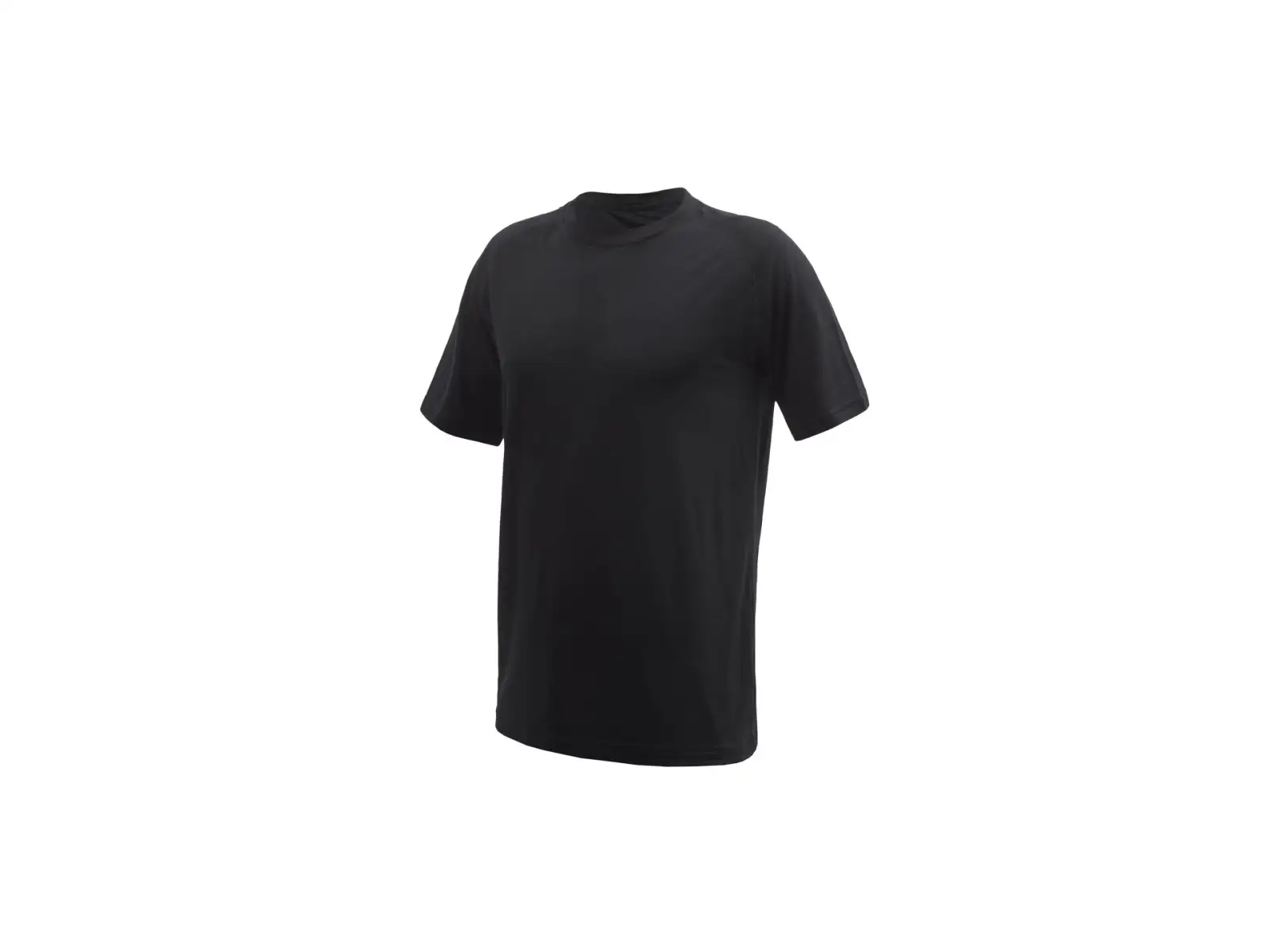Sensor Merino Active No Logo pánske tričko krátky rukáv čierna