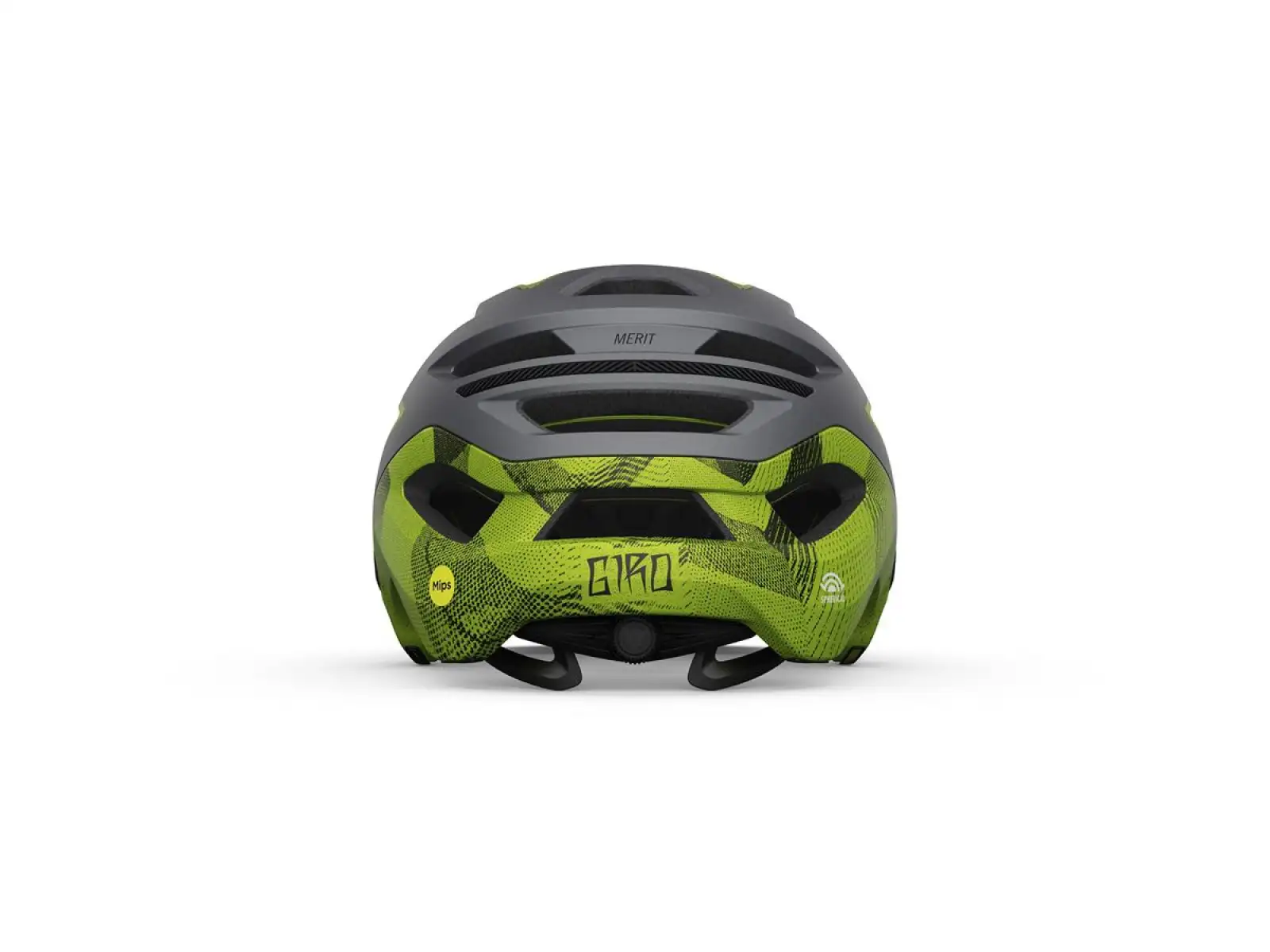 Giro Merit Spherical prilba Mat Metallic Black/Lime