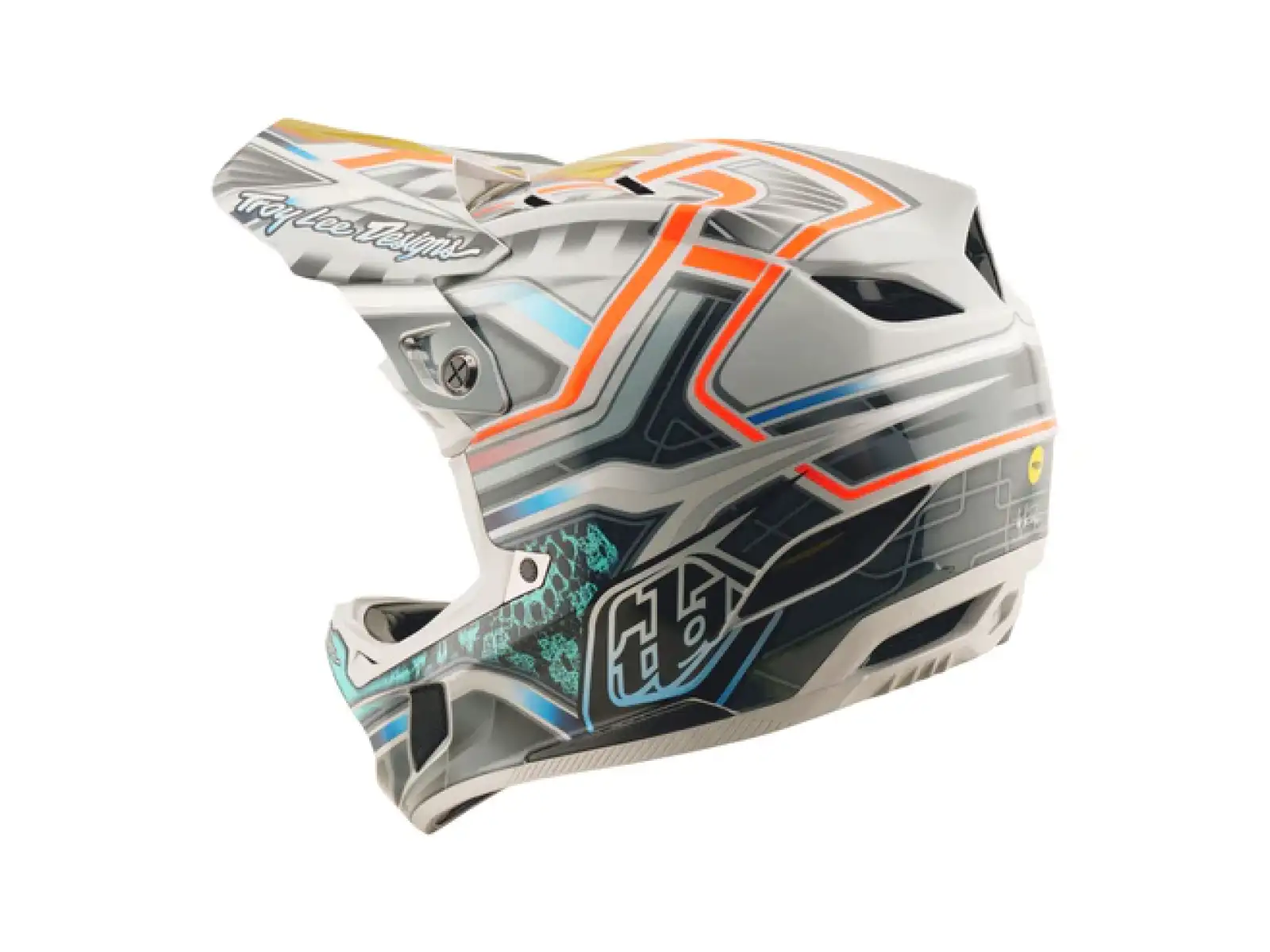 Troy Lee Designs D4 Composite prilba Lowrider Gray