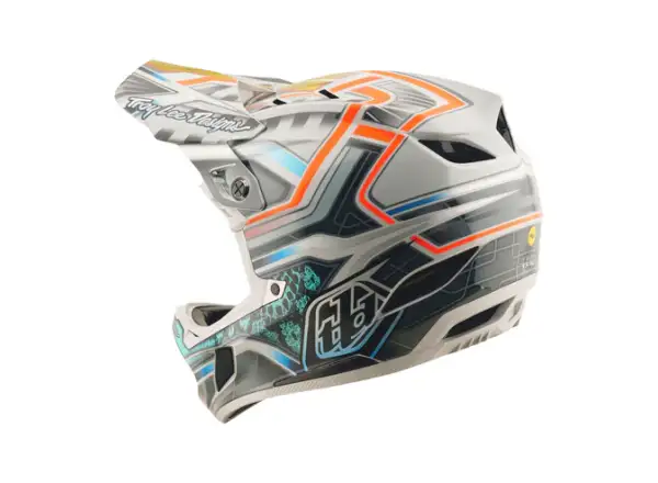 Troy Lee Designs D4 Composite prilba Lowrider Gray