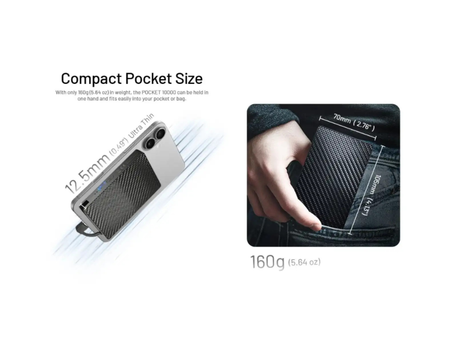 Nitecore výkonná Powerbanka POCKET 10000