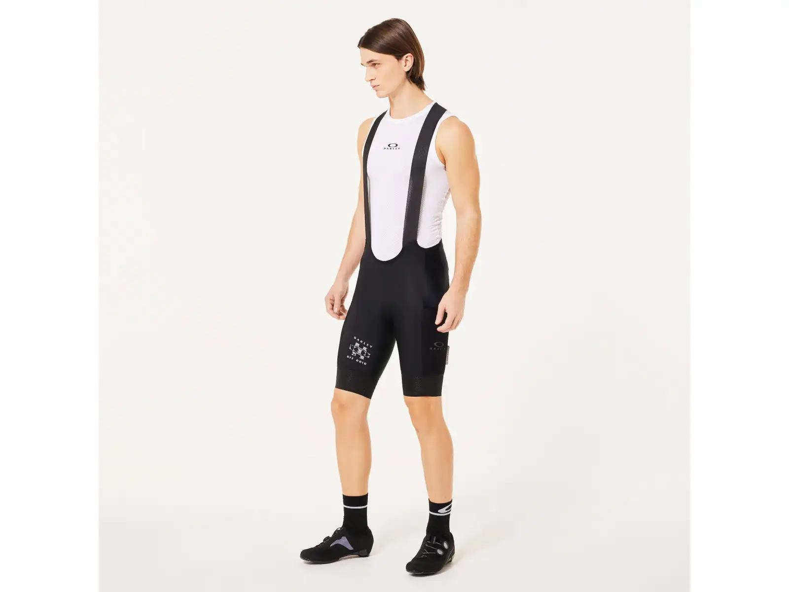 Oakley Off Grid Cargo Bib Short 2.0 pánske cyklistické šortky Blackout