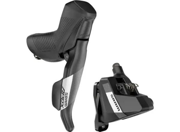 Sram Apex D1 pravá radiaca/brzdová páka a strmeň Flat Mount, vedenie 2000 mm