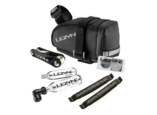 Lezyne Caddy CO2 Kit podsedlová taška 0,6 l čierna, veľkosť 0,6 l M