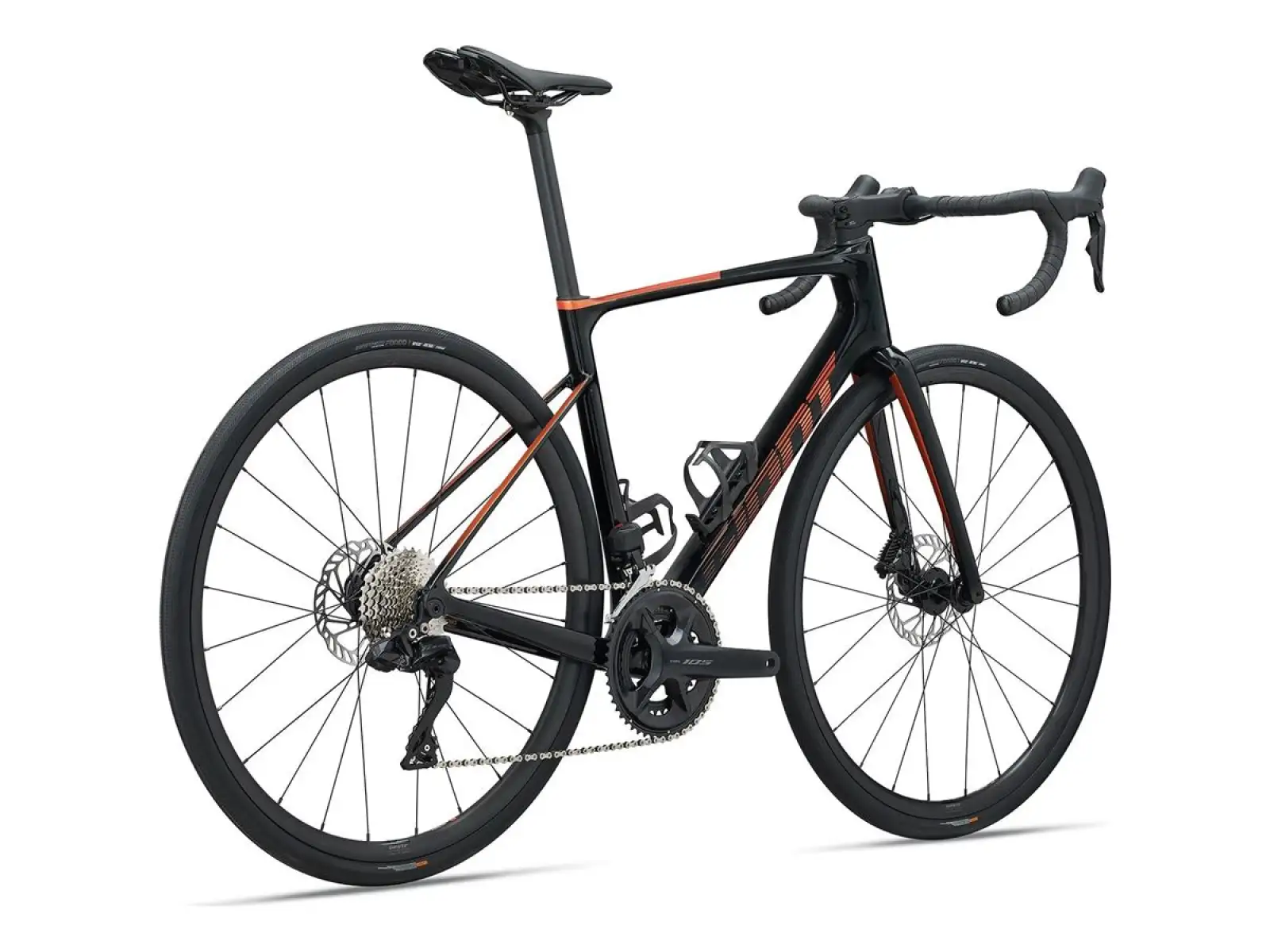 Cestný bicykel Giant Defy Advanced 1 čierna/helios oranžová