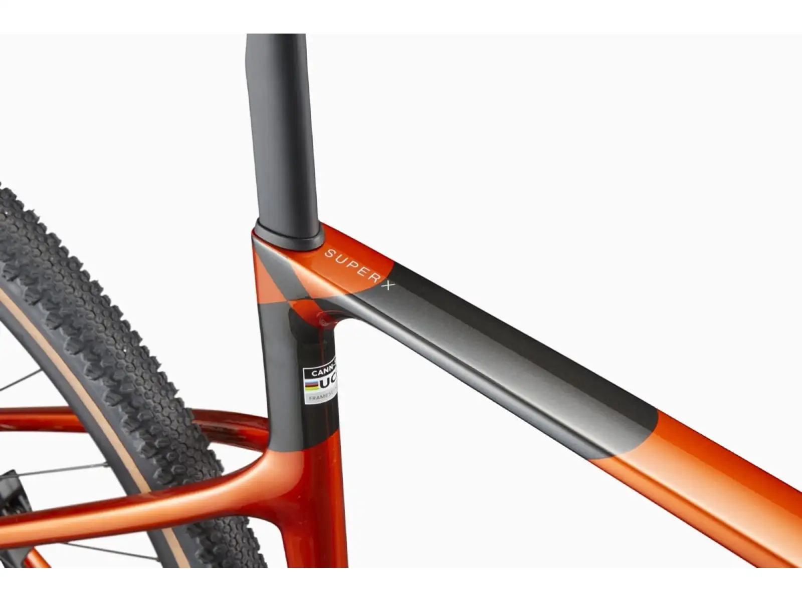 Cannondale SuperX 4 AXS gravel bicykel Flame Orange