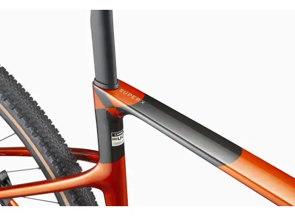 Cannondale SuperX 4 AXS gravel bicykel Flame Orange
