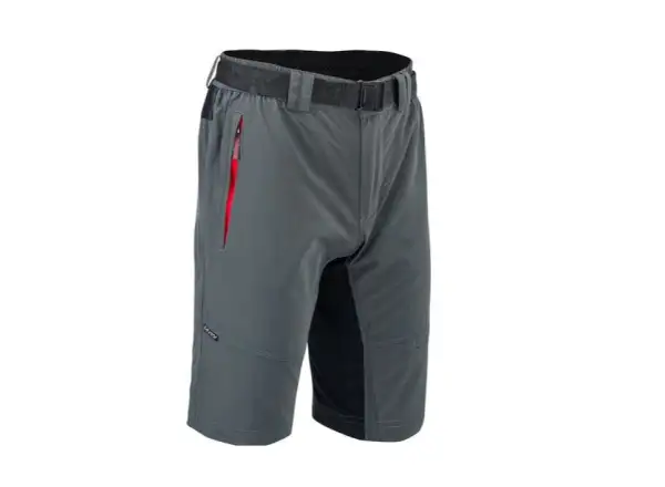 Silvini Rango pánske MTB šortky charcoal/red