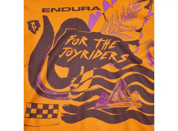 Endura SingleTrack Core detský dres krátky rukáv Orange