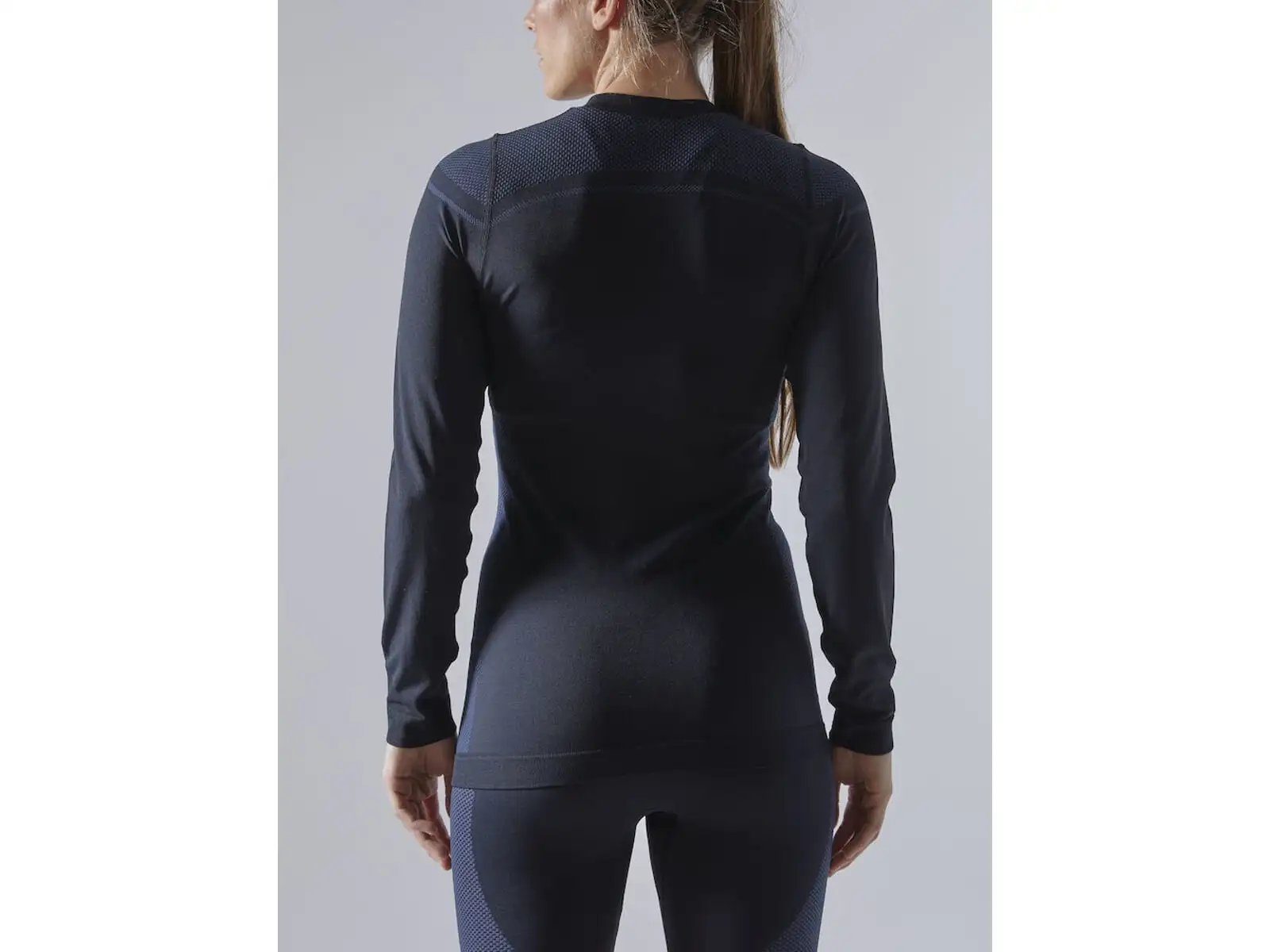Craft Core Dry Fuseknit dámsky set tričko dlhý rukáv+nohavice čierna