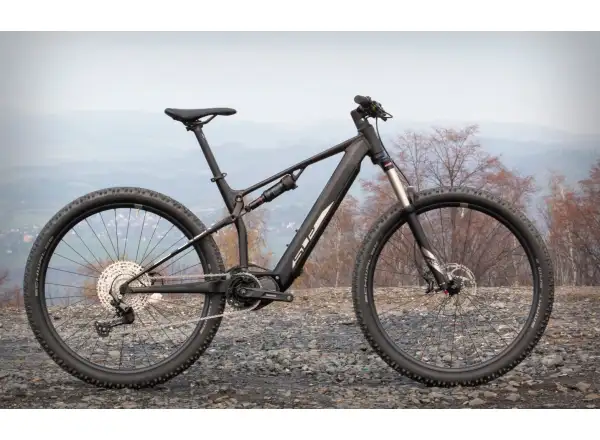 Superior eXF 8089 celoodpružený e-bikeMatte Black/Chrome Silver