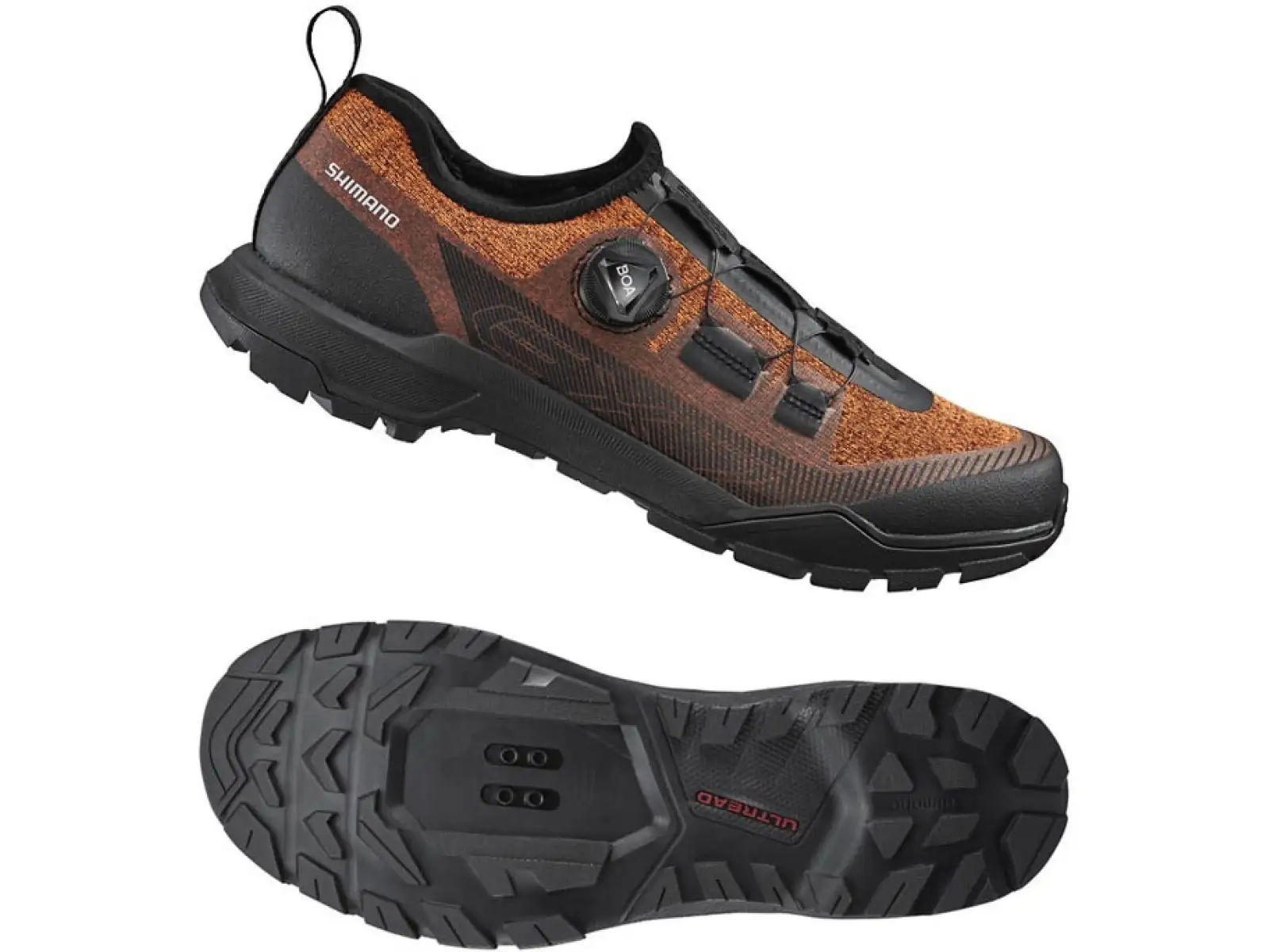 Shimano SH-EX700 pánske MTB tretry oranžová