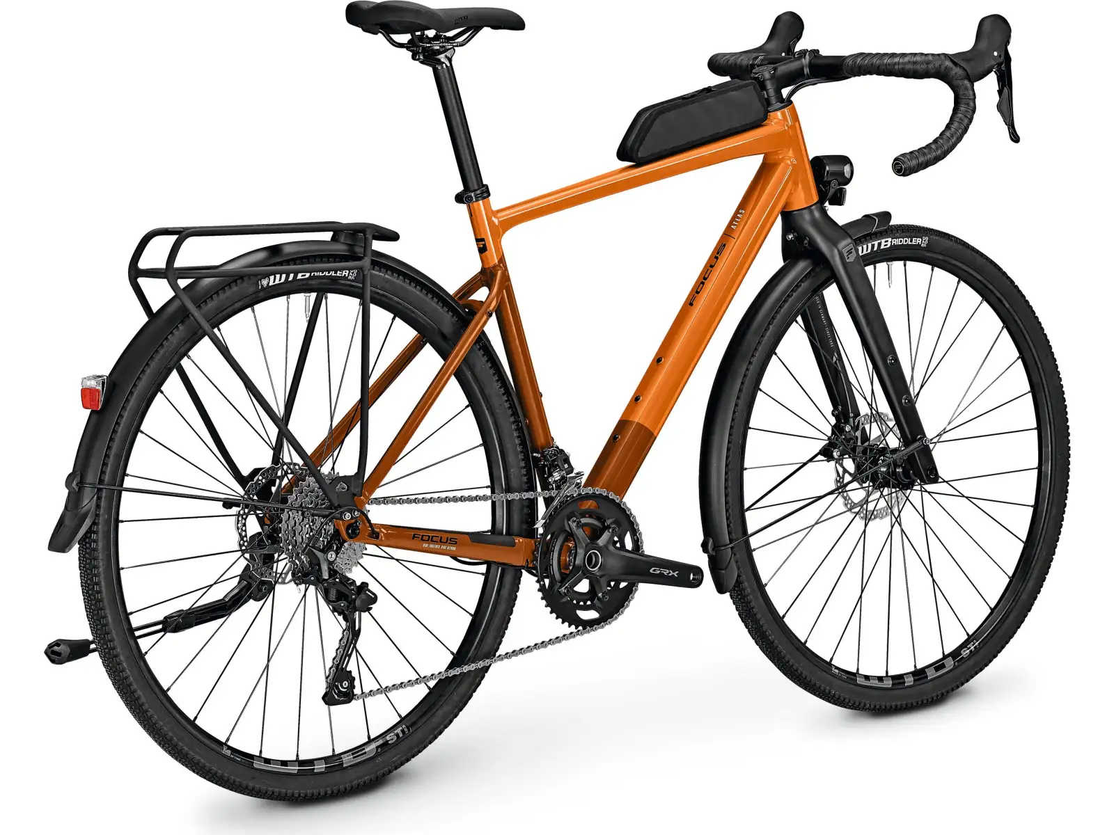 Focus Atlas 6.7 EQP DI gravel bike Rustorange Glossy/Rustbrown Glossy
