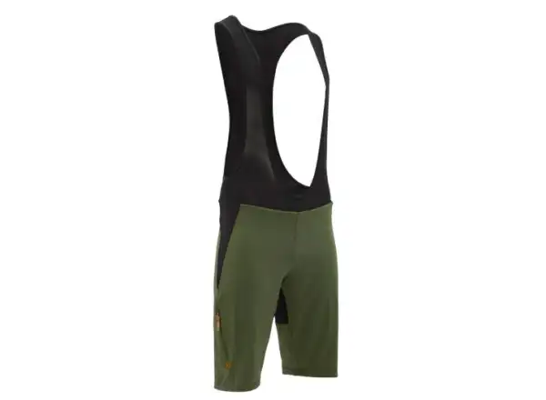 Silvini Barrea pánske kraťasy s vložkou a trakom Olive/Black