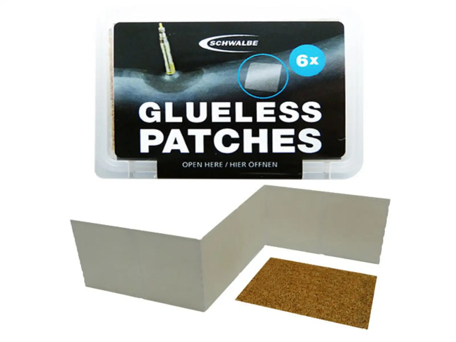 Schwalbe Glueless Patches samolepiace záplaty na trubky 6ks