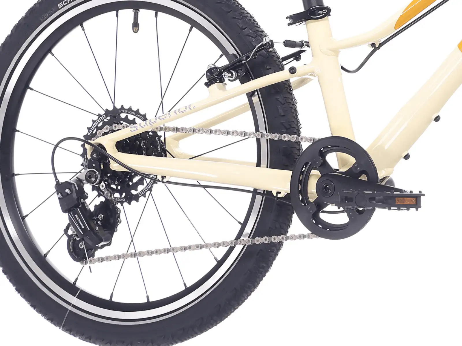 Superior F.L.Y. 20 VB detský bicykel Gloss Yellow