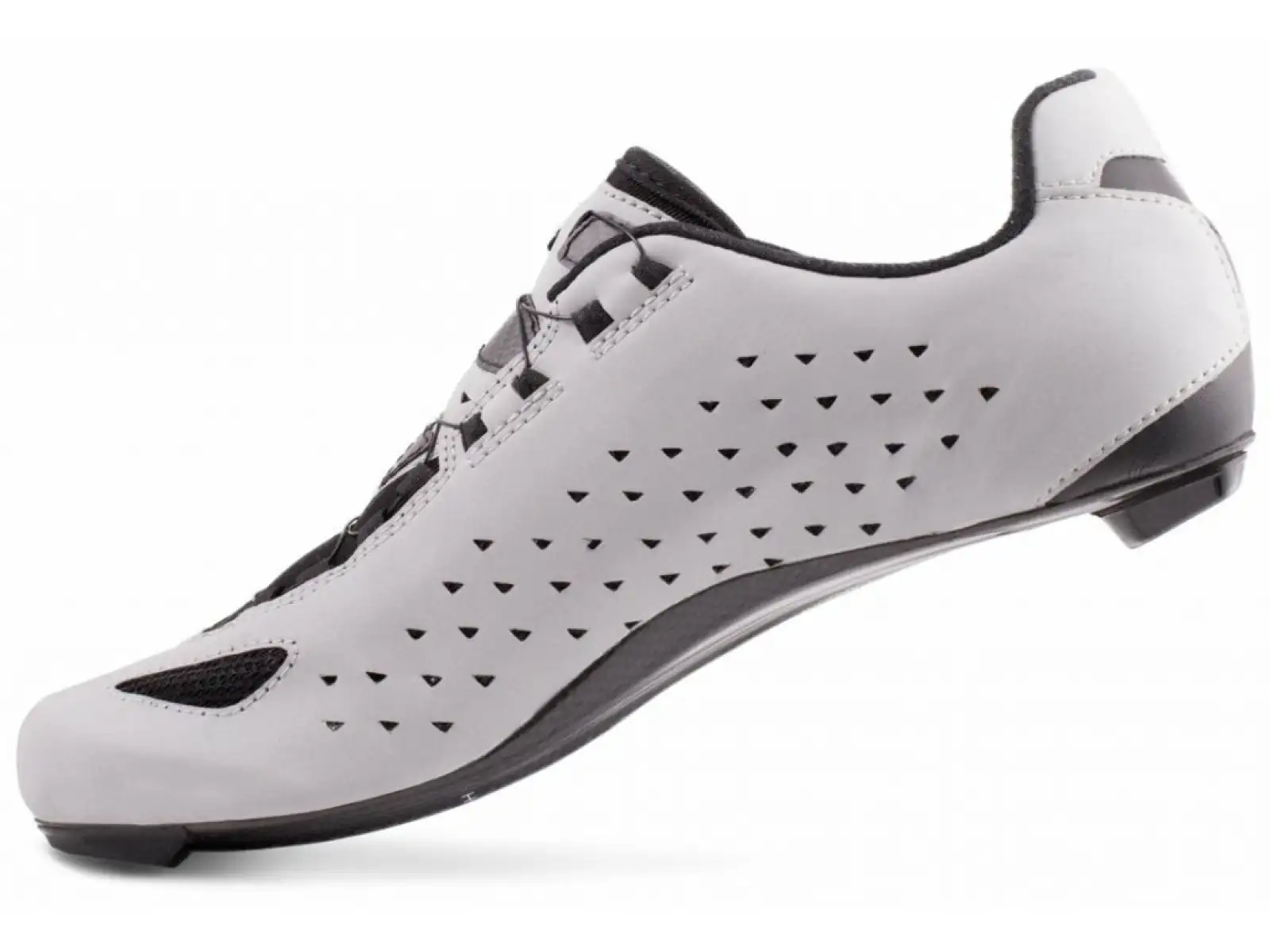 Lake CX219 Carbon cestné pánske tretry reflexná strieborná/čierna