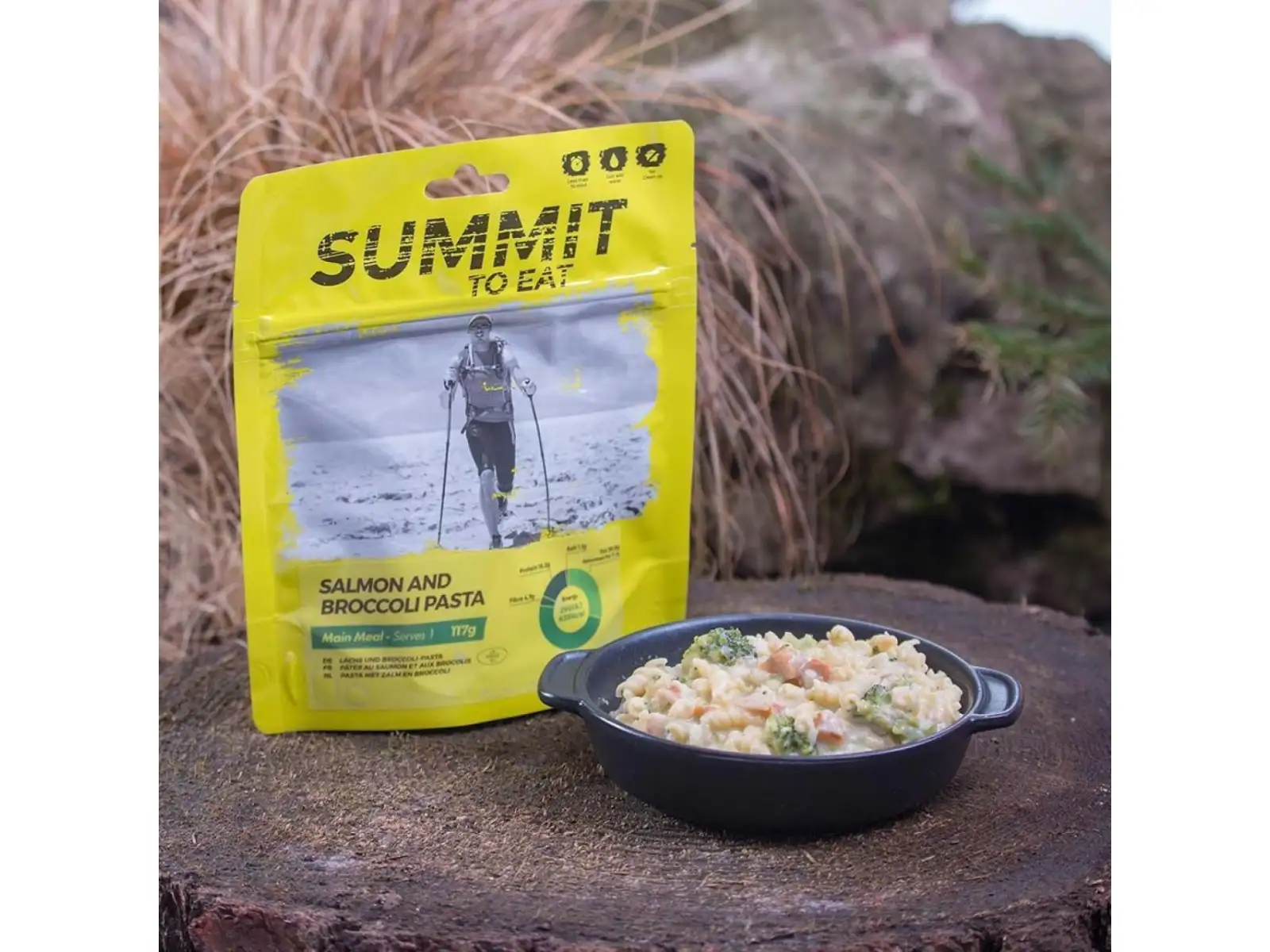 Summit To Eat dehydrované jedlo Losos s cestovinami a brokolicou 117 g