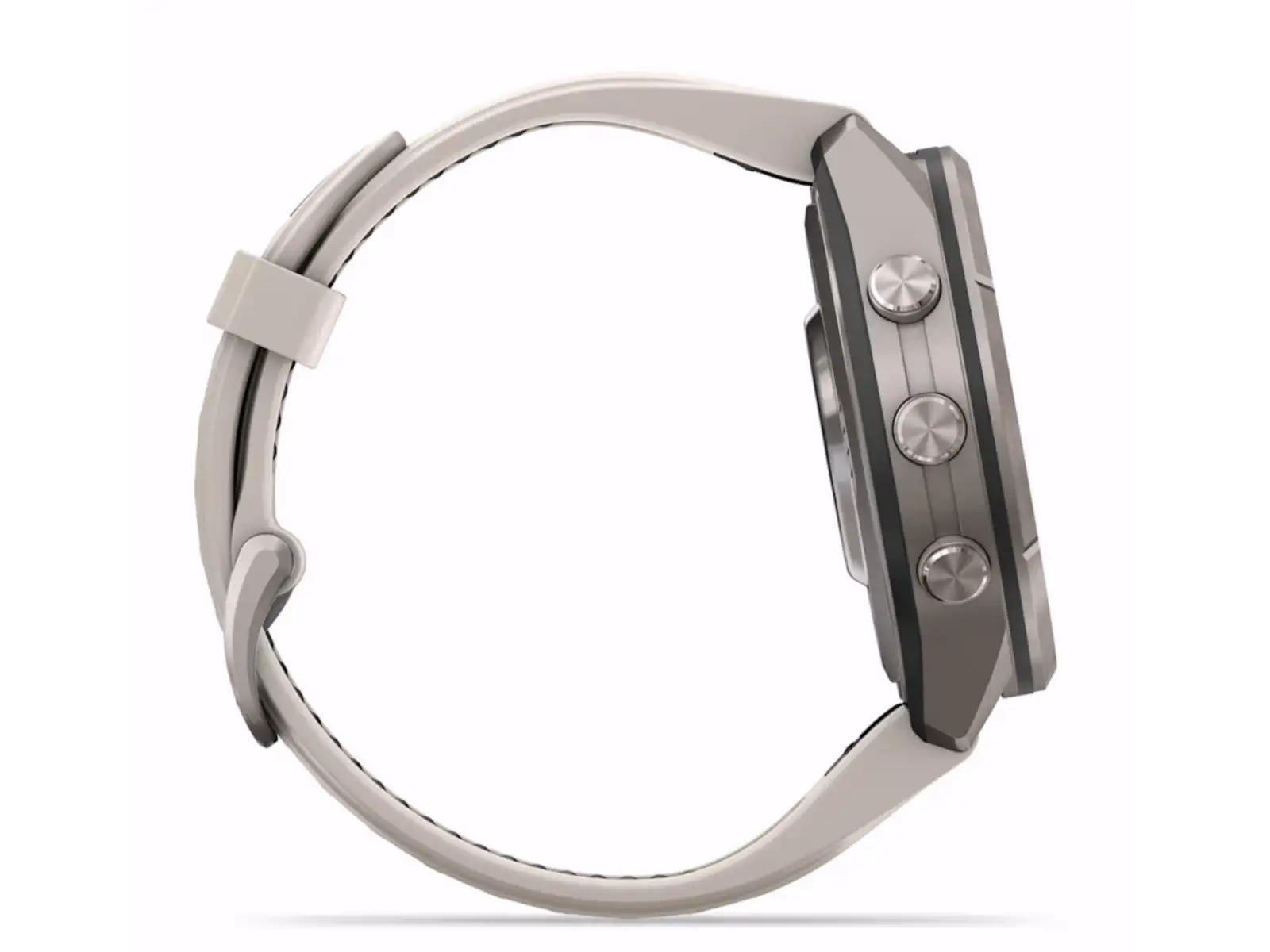Garmin fenix 9 Pro inReach 43 mm inteligentné hodinky Titanium Fog Gray/Dark Sandstone
