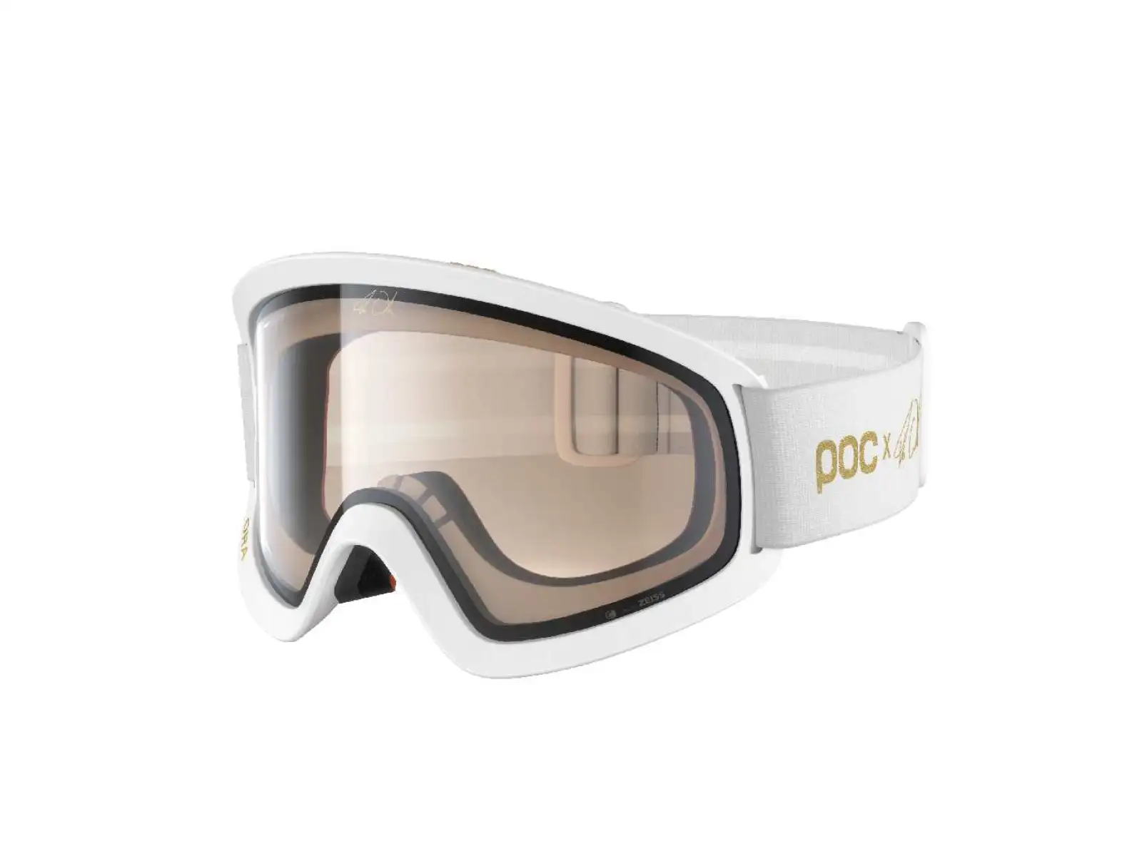 POC Ora Clarity Fabio Edition DH okuliare Hydrogen White/Gold