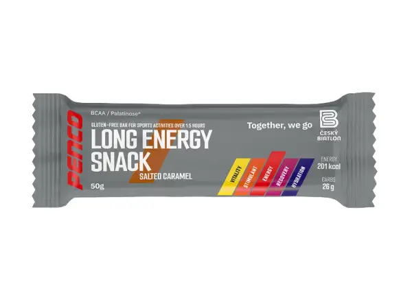 Penco Long Energy snack 50g slaný karamel
