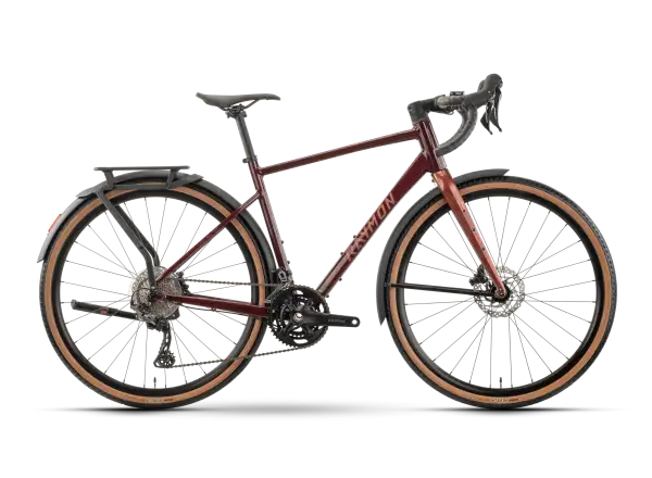 Raymon Territ Pro Street gravel bicykel MaroonBrown/Brick