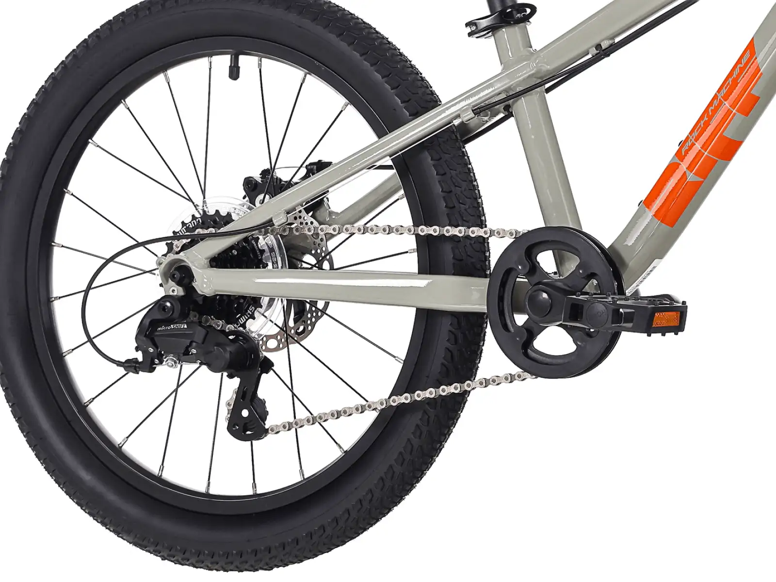 Rock Machine RIFF Tr 20 detský bicykel Gloss Limerock Grey