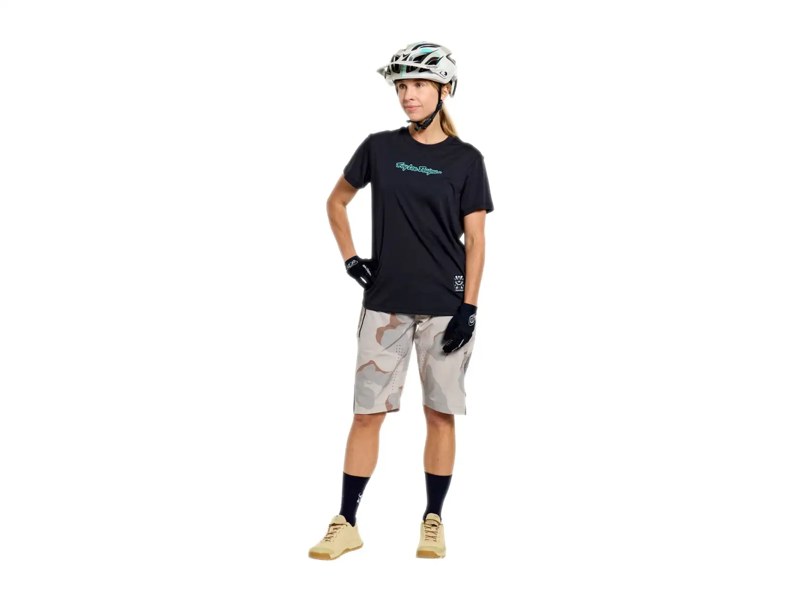Troy Lee Designs Lilium Ride dámsky dres krátky rukáv Signature Black