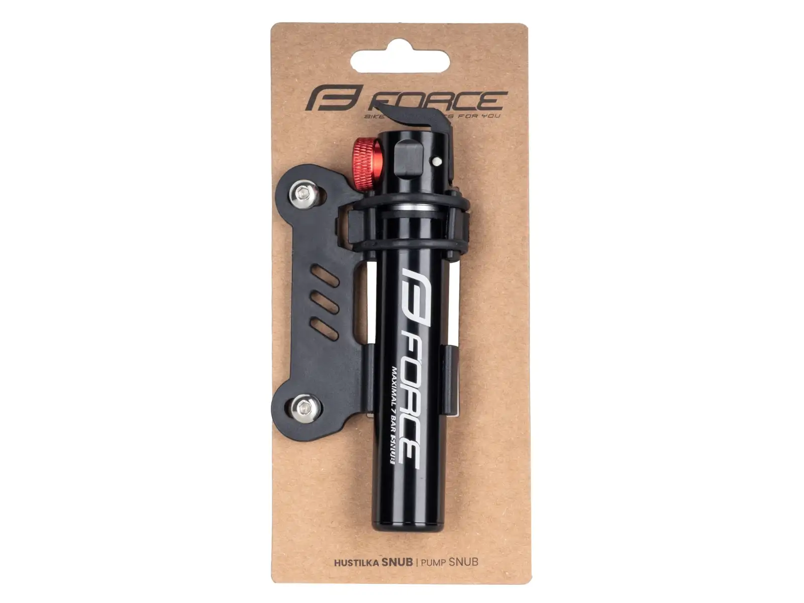 Force Snub Al pumpička 12,5 cm čierna