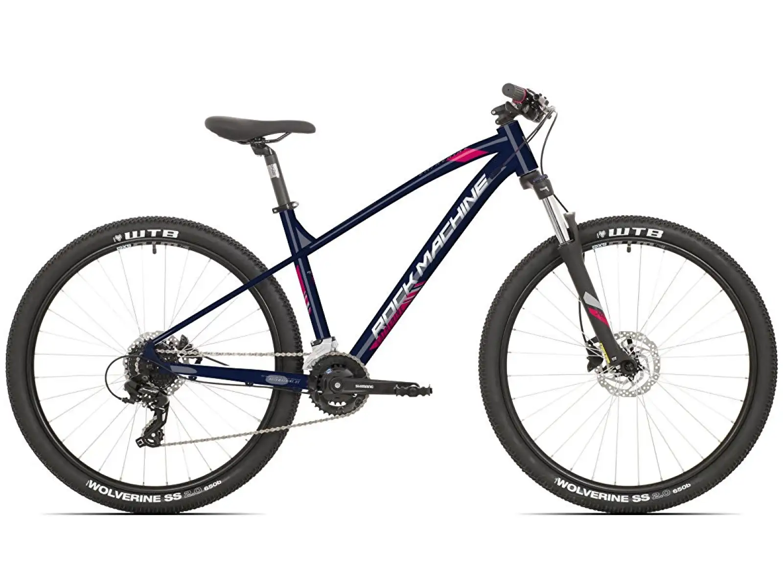 Rock Machine Catherine 70-27 gloss dark blue/pink/silver horský bicykel